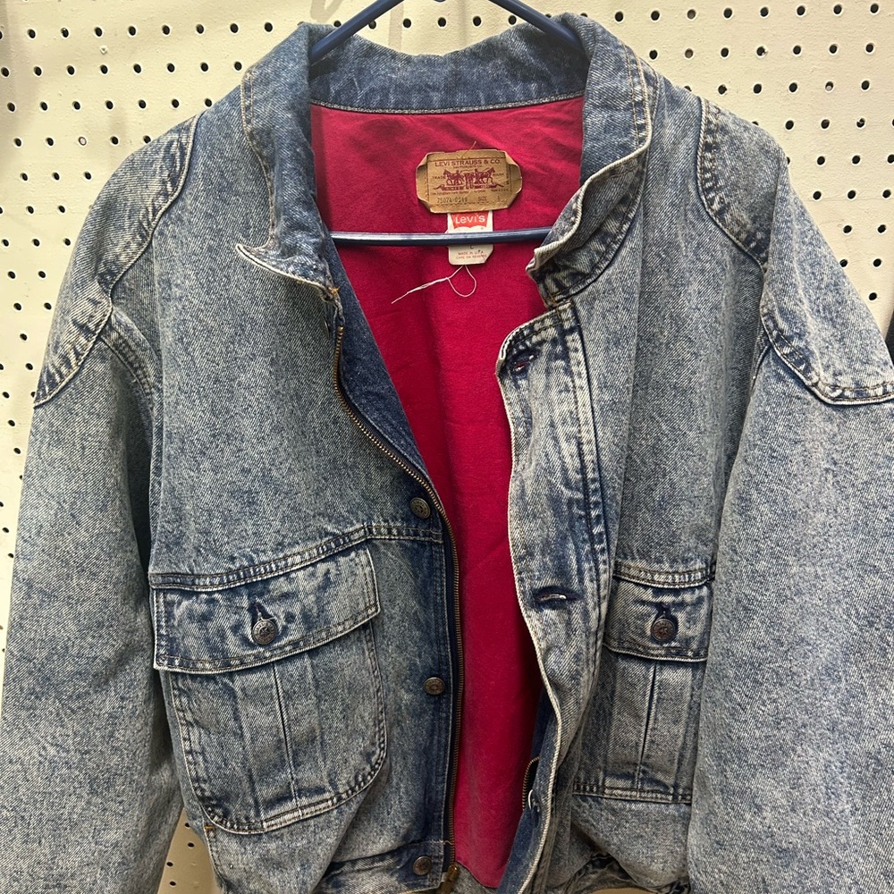 Levi's Red Denim Jacket